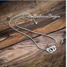 Titanium Steel Handcuff Necklace Cuffs Necklace Handcuff Jewelry Gift For Her