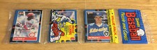 1988 Donruss Rack Pack Eric Davis Reds Bob James White Sox Bill Wegman Brewers