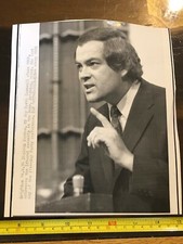 Tabloid Paper Original Press Photo of a Photo 1974 John Pardoe Cornwall MP