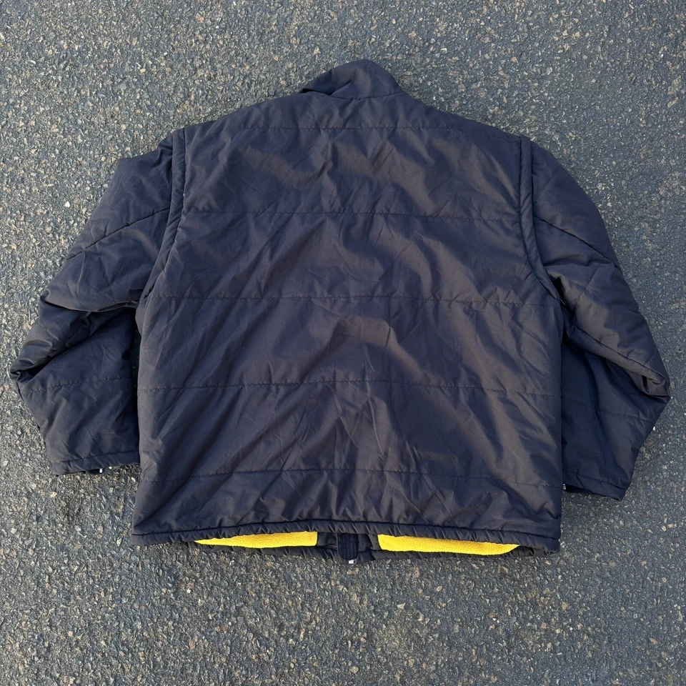 Jaqueta/Colete Masculino Vintage Disney Store Mickey Forrado de Lã Manga com Zíper Bolsos Utilitários - Imagem 2 de 4