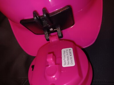 VINTAGE 1996 Universal Studios Jurassic Park Pink Hard Hat  display picture 1