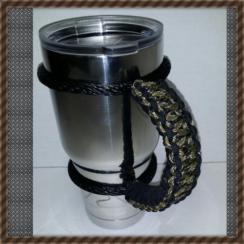 2 Farben Paracord Griffe für 40oz, 30oz & 20oz Yeti, Rtic, Sic, Ozark Trail Cups - Bild 45 von 75