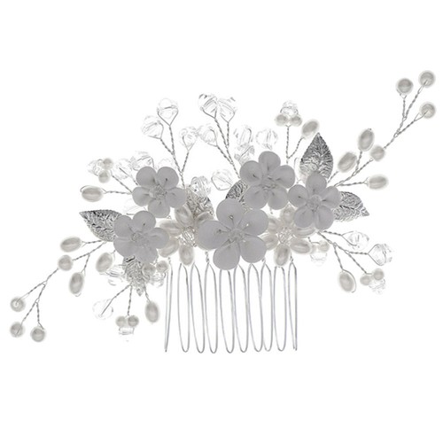 Headdress Hair Comb Bridal Headpiece Wedding for Bride Bridesmaid