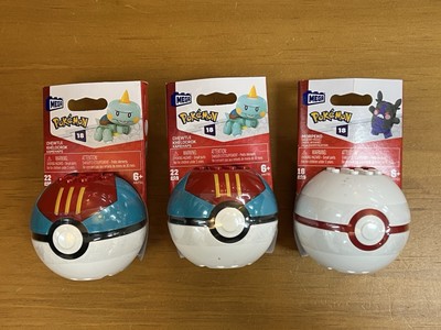 Pokémon Mega Construx Series Chewtle & Morpeko Pokemon Lot Of 3