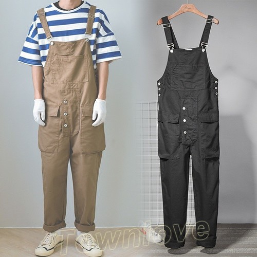 retro loose jumpsuit mens