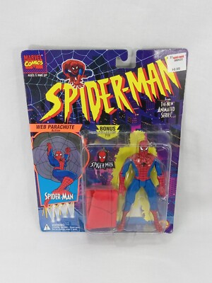 Marvel SPIDER-MAN Animated Series Action Figure with Web
