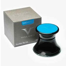 VISCONTI LUXURY FOUNTAIN PEN INK BOTTLE 50ml TURQUOISE INK202205