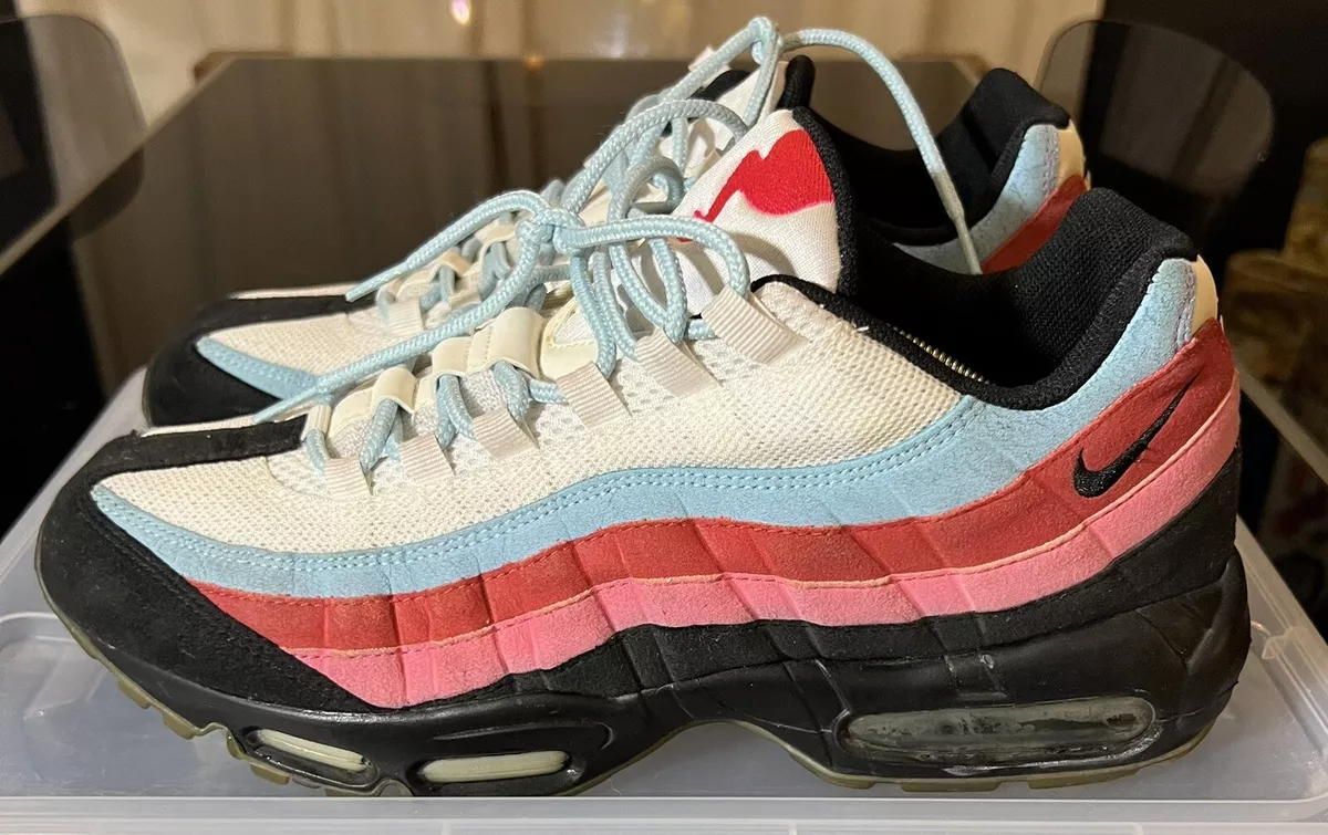 Nike Air Max 95 Parra Running Man Pink Blue Black size 12