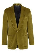 NWT MANUEL RITZ RELAXED FIT VELVET JACKET  3730G2002 243641 GREEN SIZE L