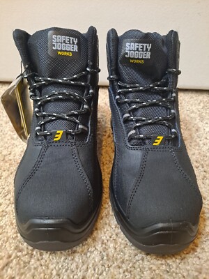 Safety Jogger Industrial Boots Shoes For Crews Elevate81 Black Men Size 6.5