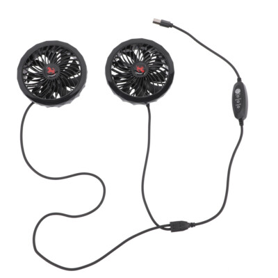 USB Powered Wearable Cooling Jacket Fan Air Conditioner Jacket Fan for Fishing