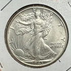 1943  SILVER WALKING LIBERTY HALF DOLLAR BRILLIANT UNCIRCULATED COIN