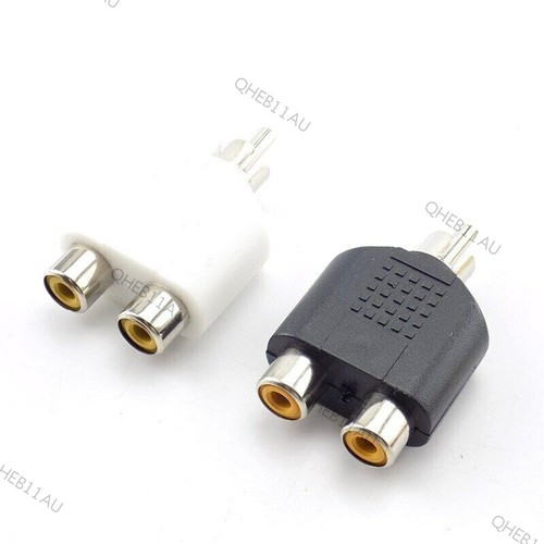 3.5mm RCA jack Splitter AV Audio Video Plug Adapter Male to Female Converter 18H - Picture 4 of 12