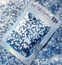 DIAMOND PAINTING SQUARE CRYSTAL DMC 995 ELECTRIC BLUE 1100-1200 DRILLS NEW USA 