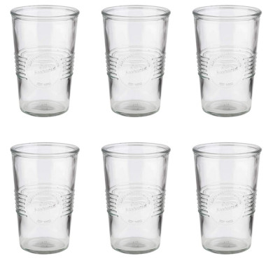 6er Set APS Trinkglas -OLD FASHIONED- ? 7 cm, H: 12,5 cm, Volumen: 0,3 Liter