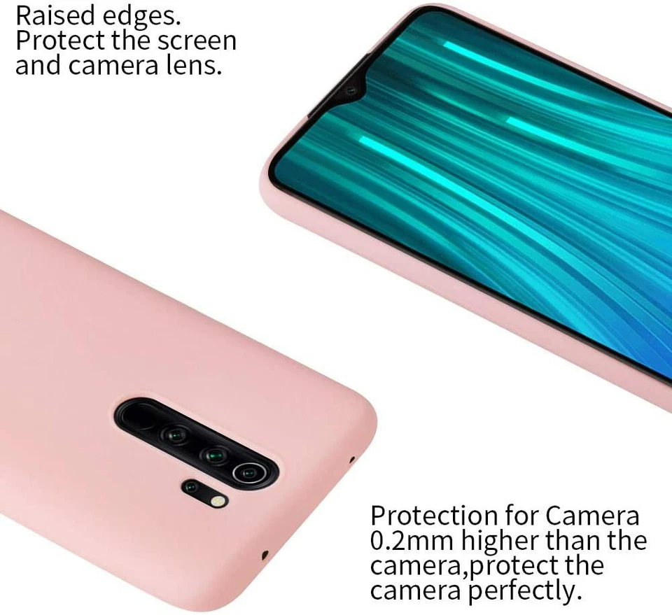 Cover per Xiaomi Redmi Note 8 Pro Silicone Custodia Protezione + Pellicola Vetro - Immagine 4 di 4