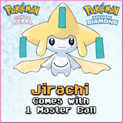 Jirachi 6IV Regular non-shiny Pokemon Brilliant Diamond Shining Pearl BDSP FAST