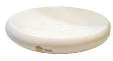 Regency Ceramic Cream Soap Dish - Oblong