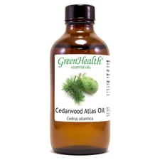 4 fl oz Cedarwood Atlas Essential Oil (100% Pure & Natural) - GreenHealth