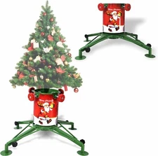 FEBTECH - Christmas Tree Stand - 6" Wide Cylinder for Live Tree 5 to 12 Feet