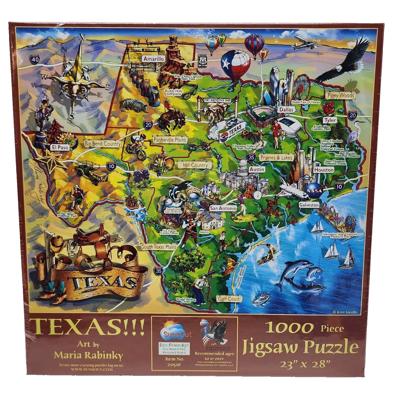 SunsOut Maps 8-11 Years Puzzles