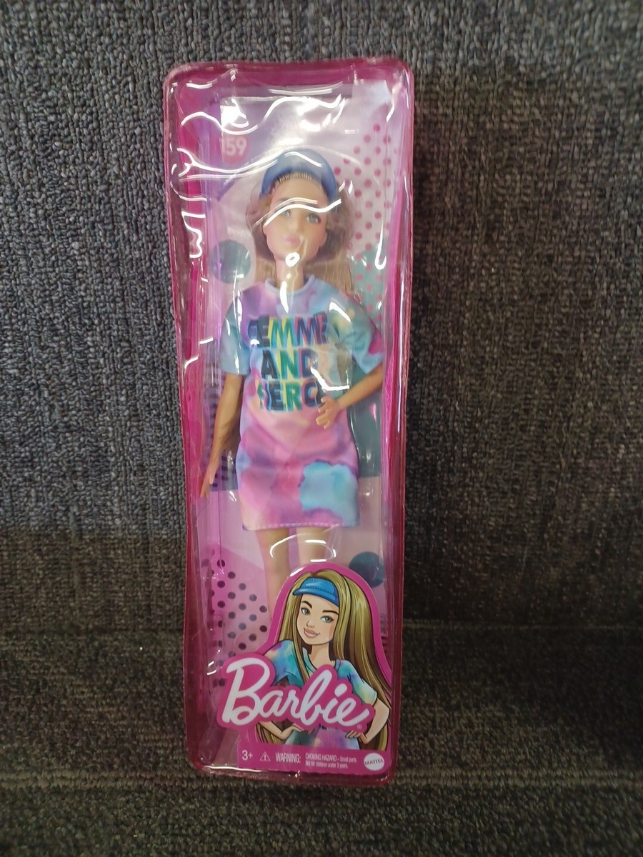 NEW BARBIE FASHIONISTAS #159 PETITE FEMME AND FIERCE | eBay