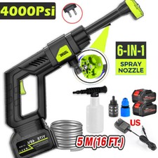 High Pressure Water Spray Car Gun 48V Cordless Electric Portable Washer Cleaner