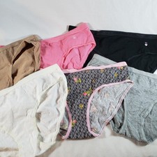 Victoria's Secret Picot Band Hiphugger Large Signature Cotton Blend