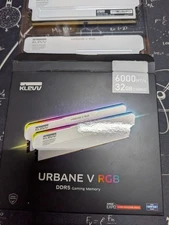 32GB (2x16GB) 6000 CL30 KLEVV Urbane V RGB DDR5  SK Hynix A-Die 1.35V RAM