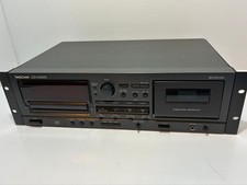 TASCAM CD-A500 CD Player Cassette Deck Combo Dubbing Tested Working Japan