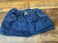 Build a Bear Workshop BAB Blue Denim Jean Skirt