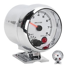 Tachometer Tacho Gauge 3.75in RPM Meter 0-8000 RPM 7 Color Backlight