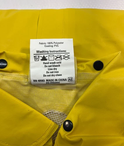 MCR Safety Rain Coat with Hood Classic 200C Size M Qty 2 image 7