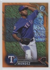 2016 Bowman Chrome Prospects Orange Shimmer Refractor Yohander Mendez 0e3