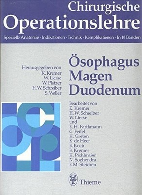 Chirurgische Operationslehre, 10 Bde. in 12 Tl.-Bdn. u. 1 Erg.-Bd., Buch Thieme