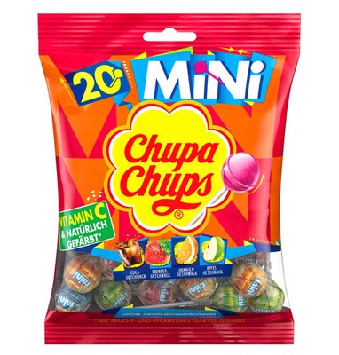 Chupa Chups Mini Lollipops mit Vitamin C 20er,  120g