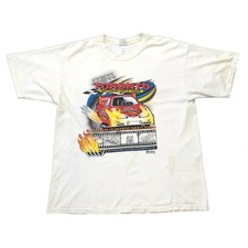 Vintage Y2K Toronto Motorsports Park Racing T Shirt Mens XL White Sports Tee