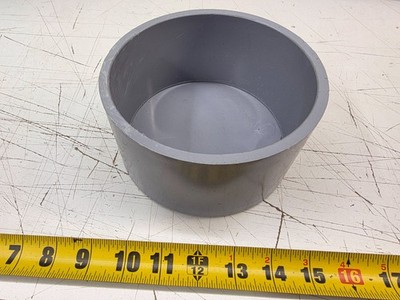 Unbranded PVCCAP5 5'' IPS Schedule 40 Grey PVC Conduit End Cap Brand New