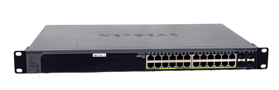 Netgear ProSafe GS728TP 24-Port POE Gigabit Stackable Managed Smart Switch u123 - Image 2 of 4