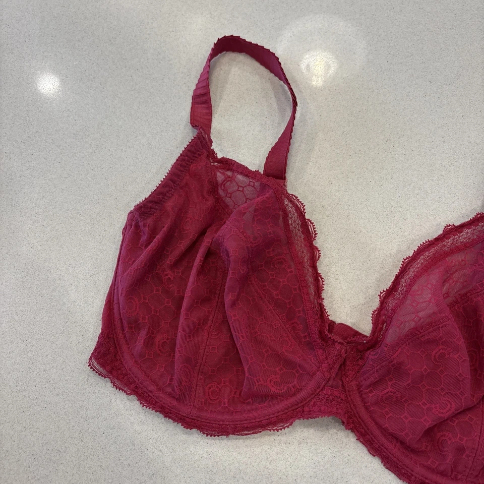 Sujetador Chantelle C36410 Talla 34DDD Con Aros Encaje Rosa Foto 2 de 4