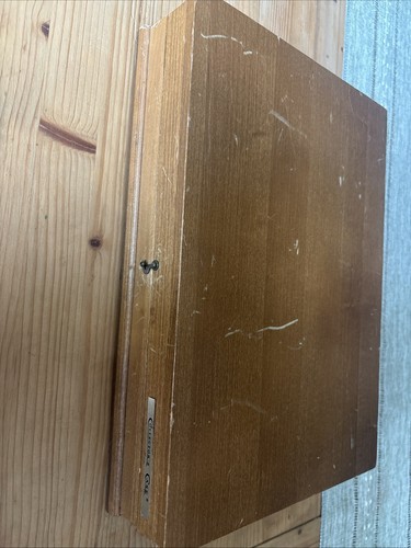 VINTAGE CASE XX COLLECTORS WOODEN STORAGE DISPLAY CASE