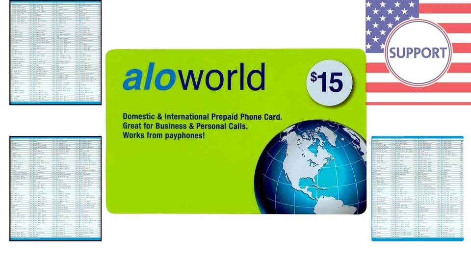 Alo World Prepaid Card for International Calls - Quality & Savings Combined - Image 2 of 4
