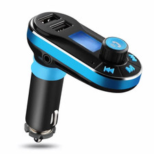 Car Mounted Wireless FM Transmitter USB Charger Hands-Free MP3 Player