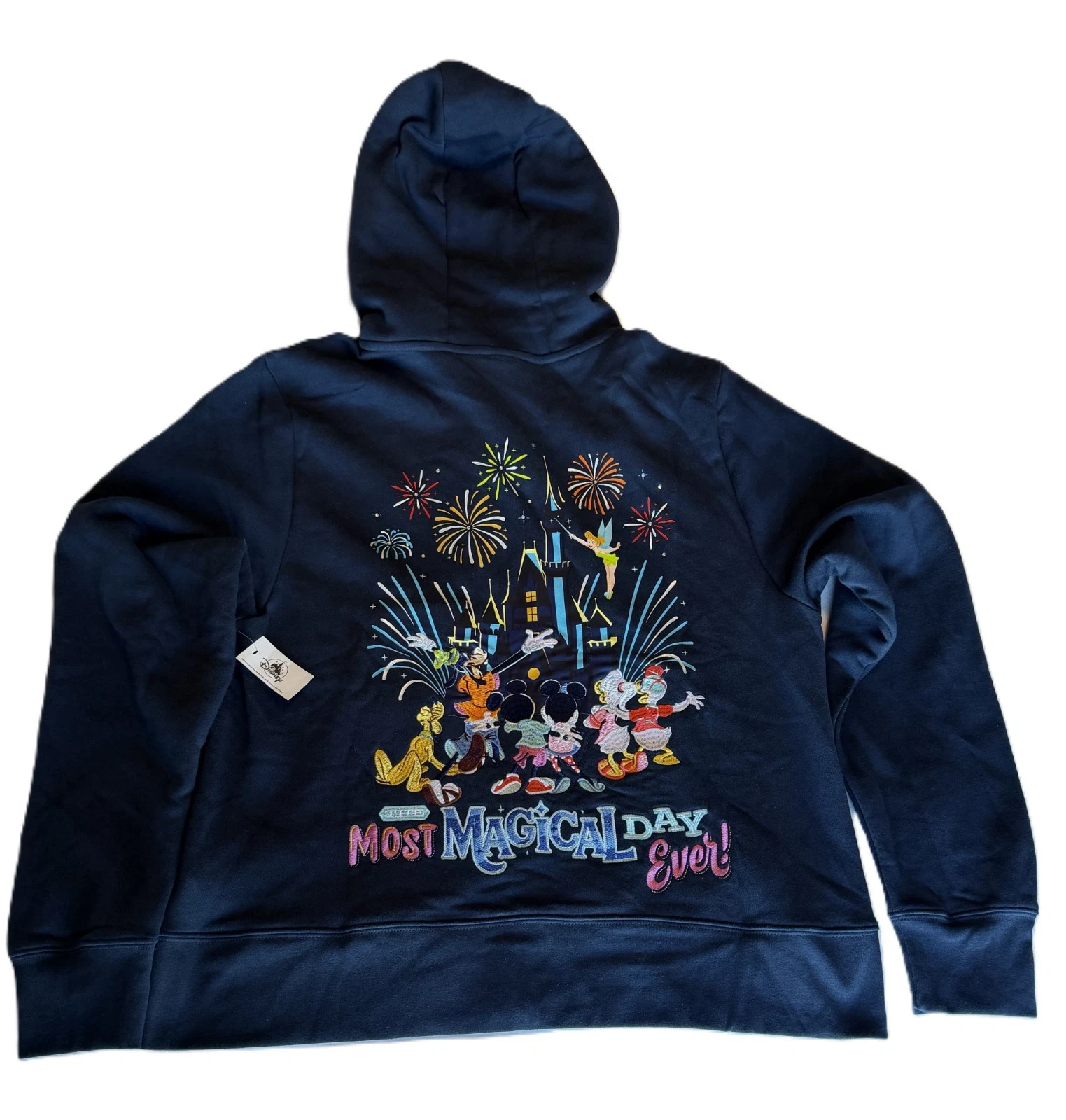 2026 Walt Disney World Most Magical Day Ever Mickey & Friends Zip Up Hoodie 2XL