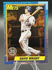 2025 Topps Update David Wright #U90C-90 1990 Topps Chrome Gold /50 - Mets