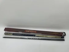 Rhino RETRÔ Pool Cue- Pale Moon Ebony -Crocodile Embossed Leather Wrapped
