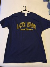 Vintage 90s Late Show with David Letterman T Shirt Mens Extra Large Made in USA