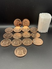 Lot of 20 • 1 oz .999 Fine Copper Rounds • Statue of Liberty / Eagle Design