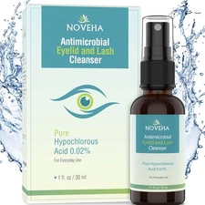 NOVEHA Eyelid and Lash Cleanser - Fast Acting Soothing Formula, Effective... 