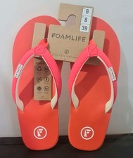 Foamlife flip flops  anti rub toe post  brand new with tags size 6 women’s